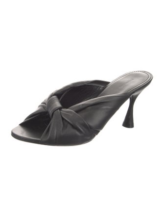 Balenciaga Leather Slides