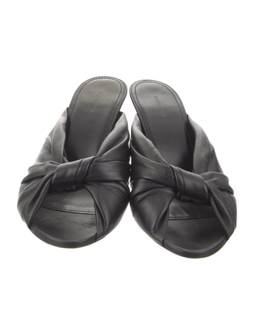 Balenciaga Leather Slides