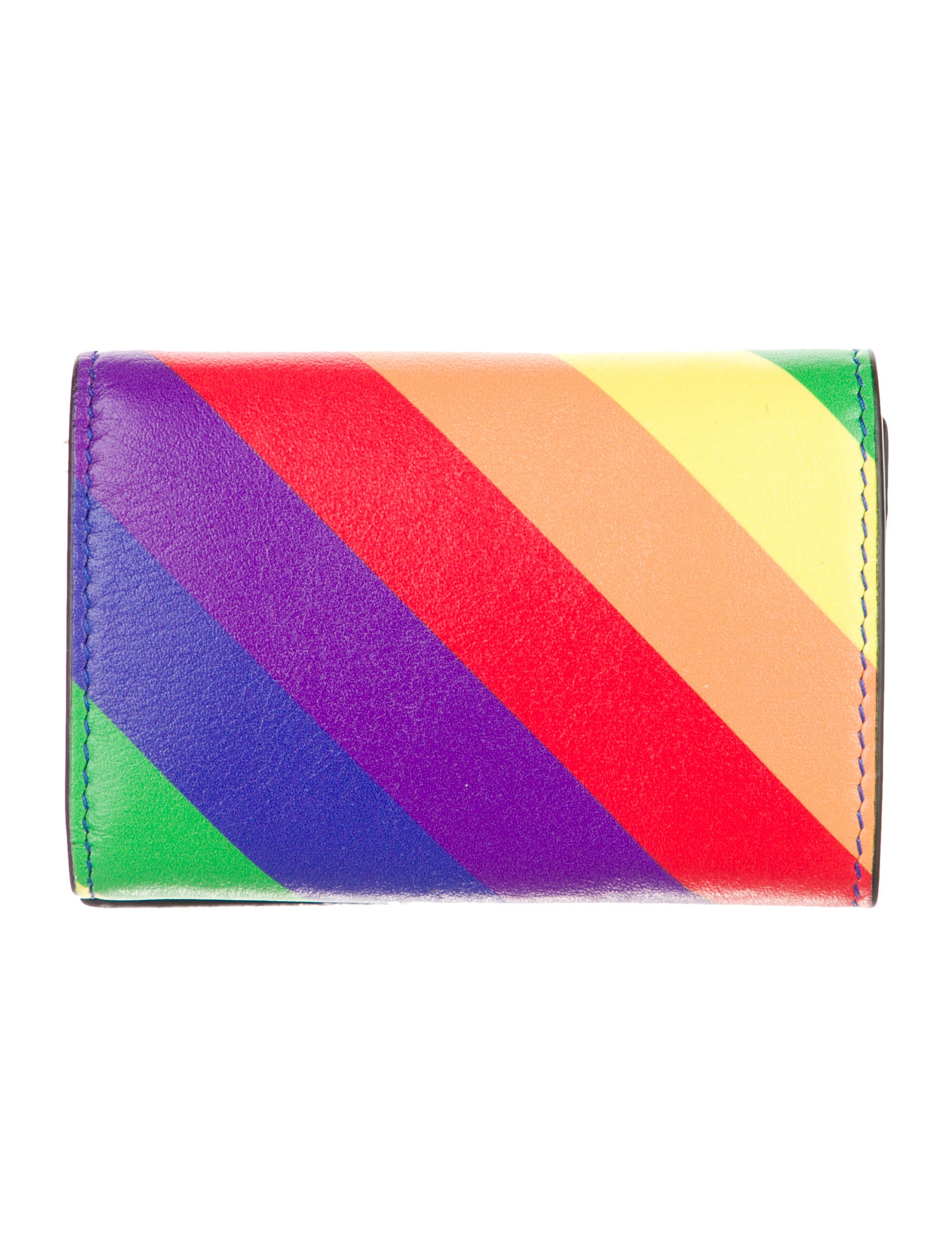Balenciaga Leather Printed Wallet