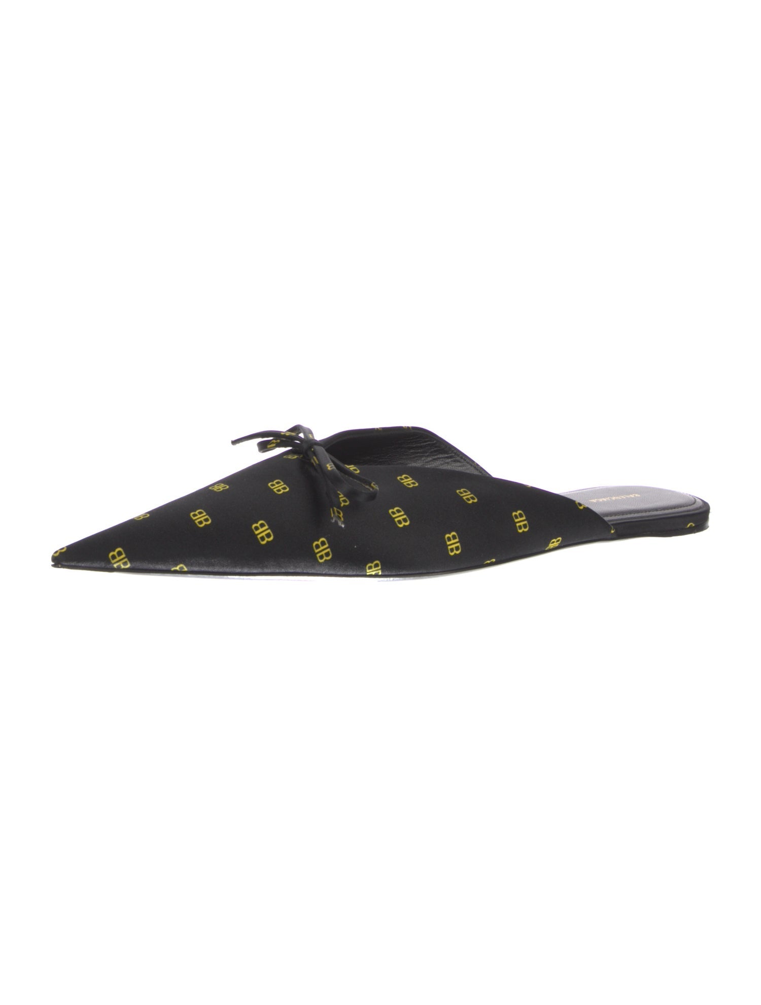 Balenciaga Satin Printed Mules