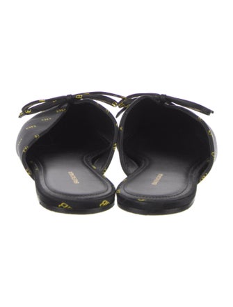 Balenciaga Satin Printed Mules