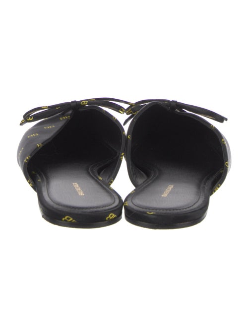 Balenciaga Satin Printed Mules