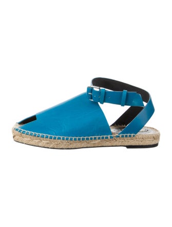 Balenciaga Leather Espadrilles