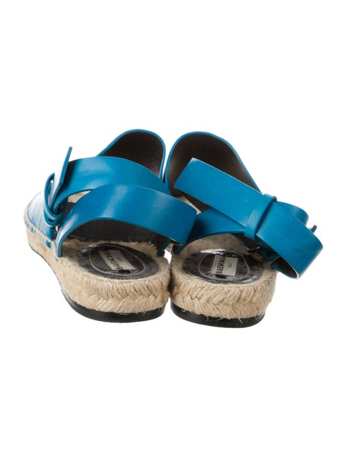 Balenciaga Leather Espadrilles
