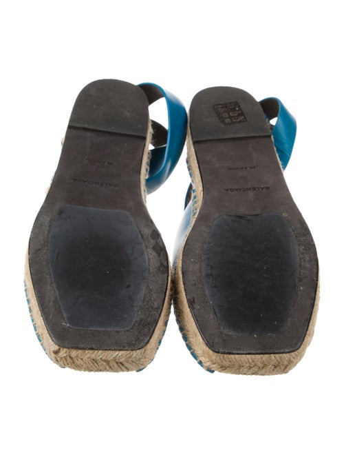 Balenciaga Leather Espadrilles