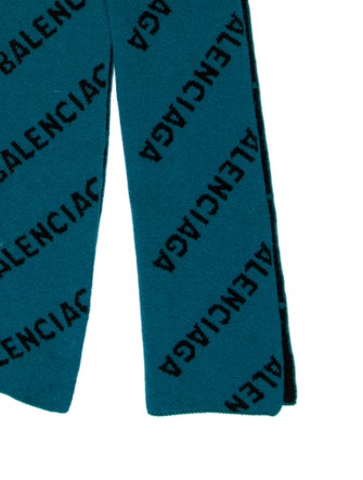 Balenciaga Wool Printed Scarf