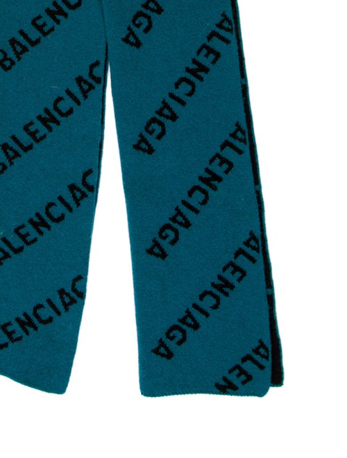 Balenciaga Wool Printed Scarf