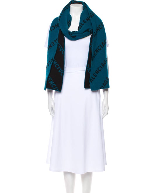 Balenciaga Wool Printed Scarf