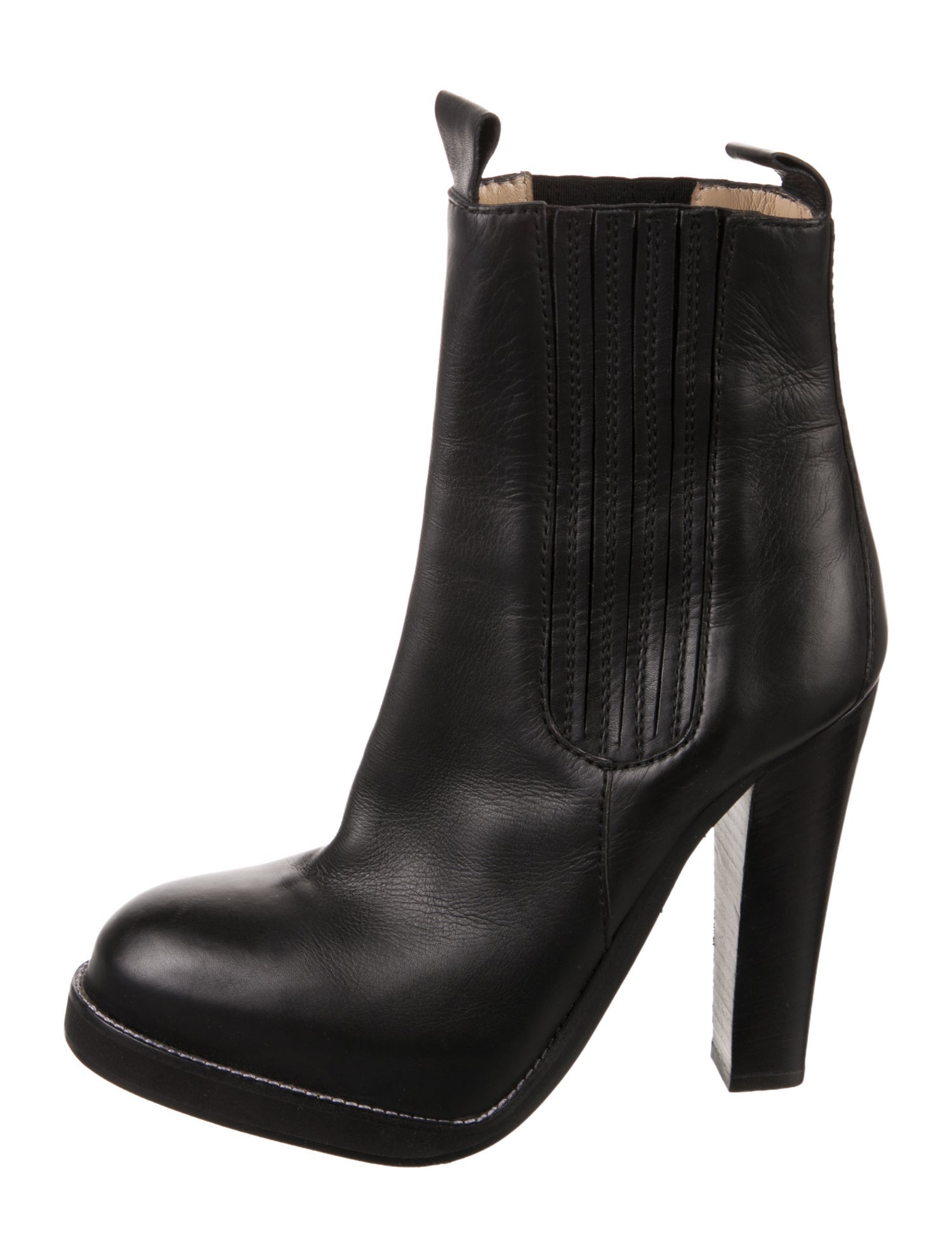 Balenciaga Leather Chelsea Boots