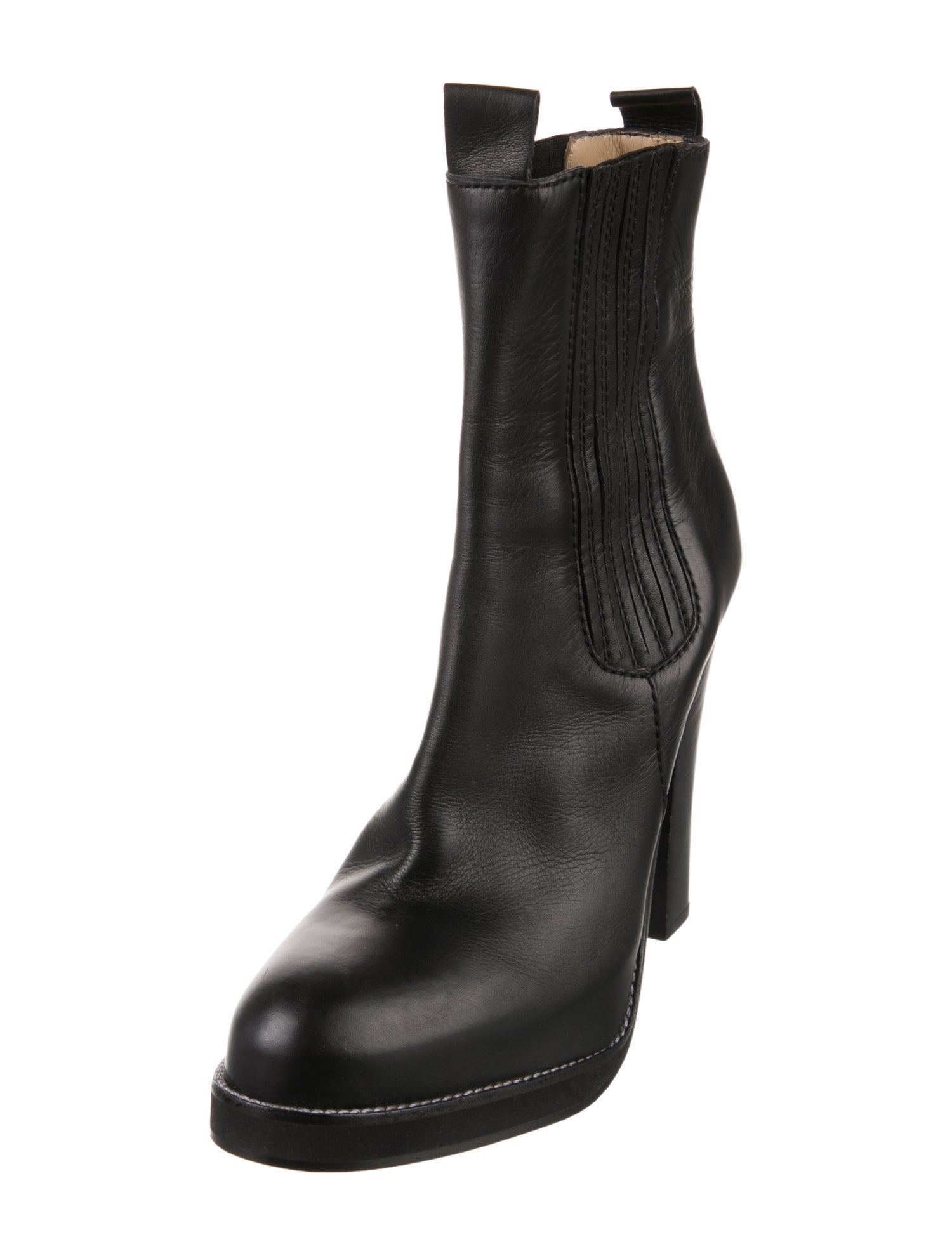 Balenciaga Leather Chelsea Boots