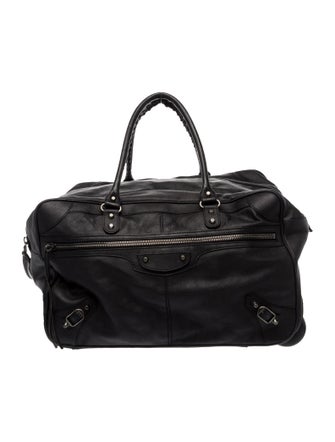 Balenciaga Leather Weekender Bag