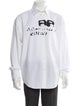 Balenciaga 2021 Graphic Print Dress Shirt