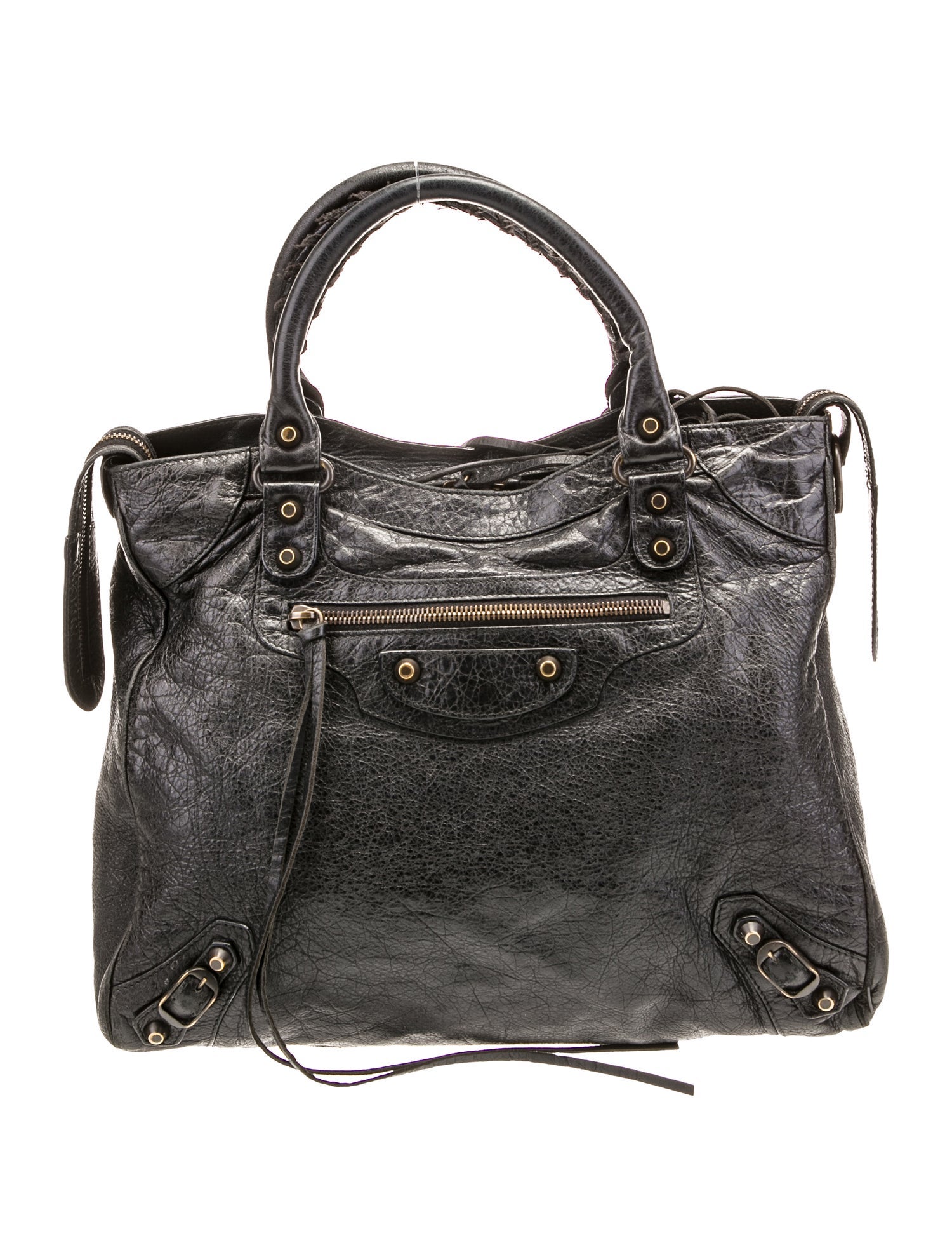 Balenciaga Leather Motocross Classic City