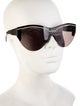Balenciaga Shield Tinted Sunglasses