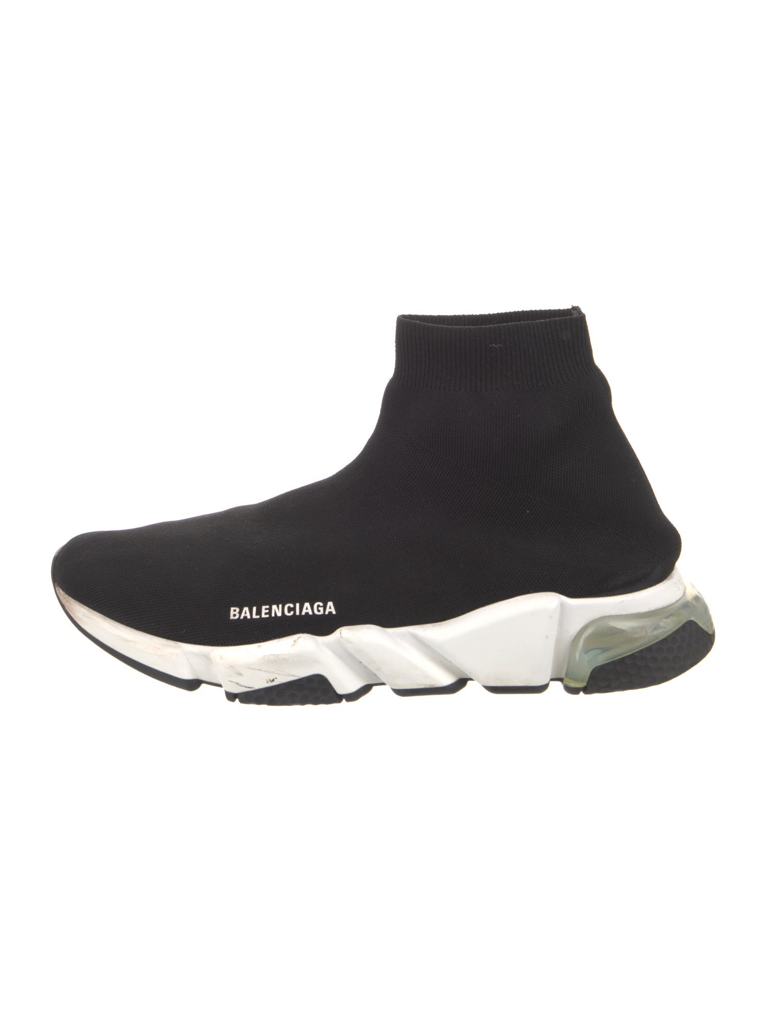 Balenciaga Speed Trainer Clear Sole Sock Sneakers