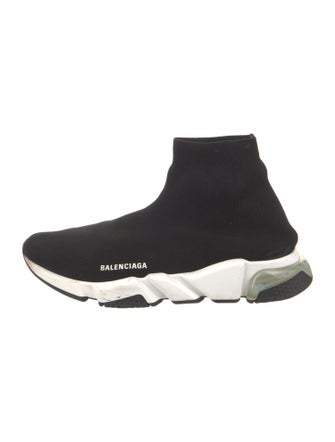 Balenciaga Speed Trainer Clear Sole Sock Sneakers