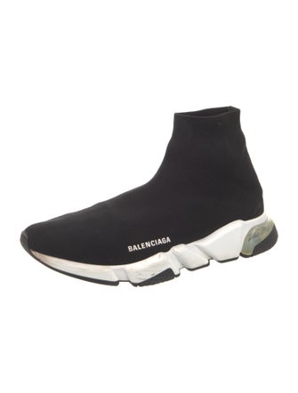 Balenciaga Speed Trainer Clear Sole Sock Sneakers