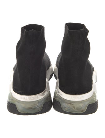 Balenciaga Speed Trainer Clear Sole Sock Sneakers