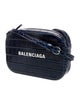 Balenciaga Embossed Leather Crossbody Bag