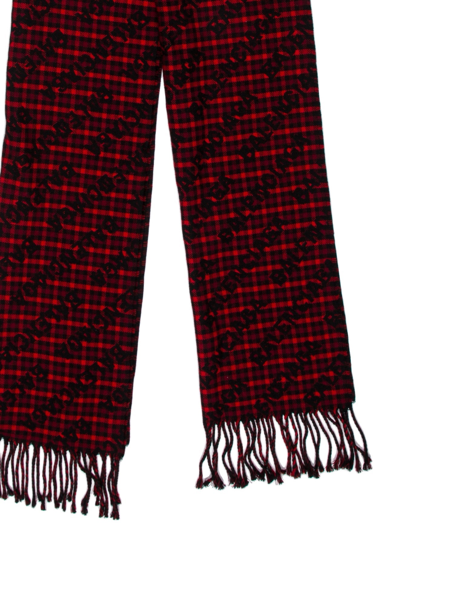 Balenciaga Wool Printed Scarf