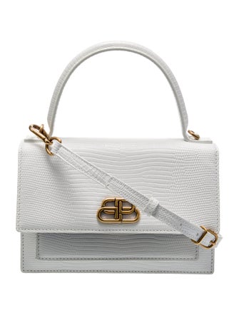 Balenciaga Leather Embossed Leather Sharp