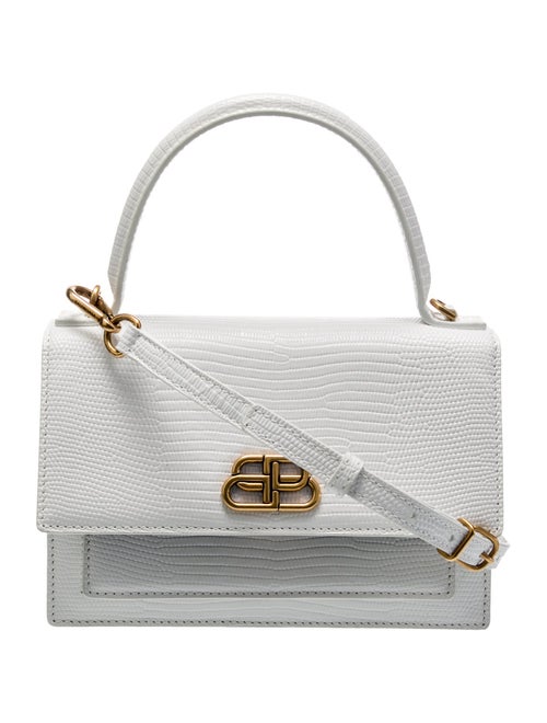 Balenciaga Leather Embossed Leather Sharp