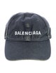 Balenciaga Cotton Distressed Embroidered Logo Baseball Cap