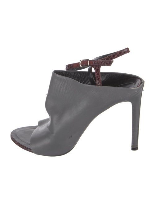 Balenciaga Leather Slingback Sandals