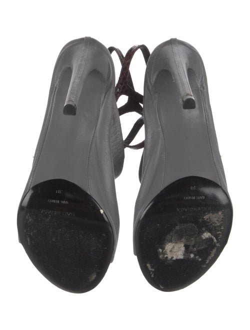 Balenciaga Leather Slingback Sandals