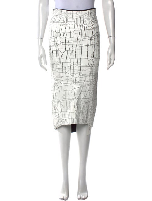 Balenciaga Virgin Wool Midi Length Skirt