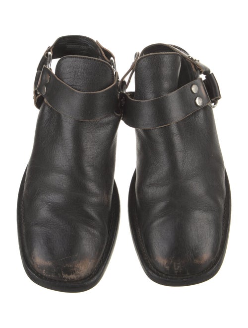 Balenciaga Leather Slingback Flats