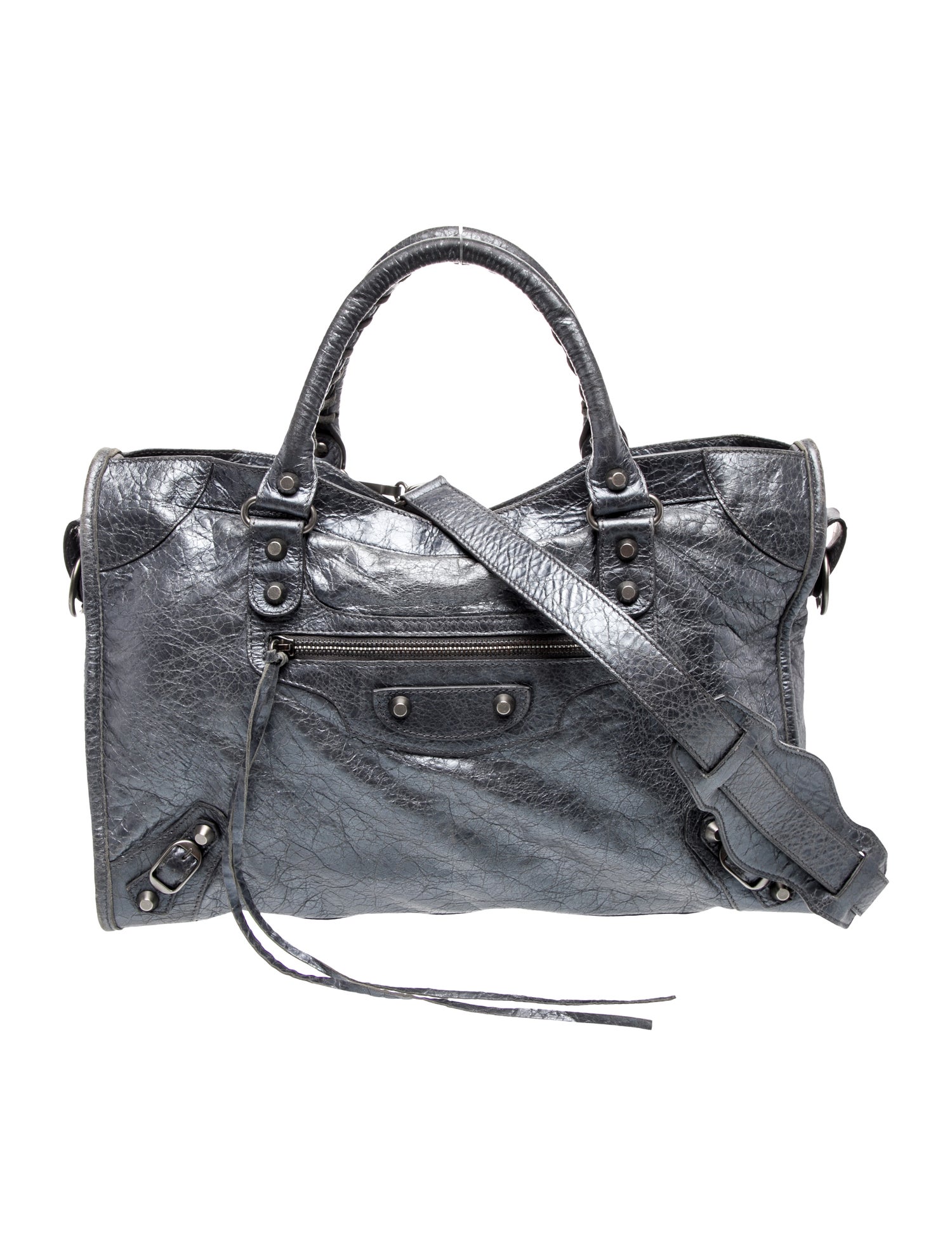 Balenciaga Leather Motocross Classic City