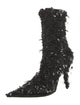 Balenciaga Sequins Lace-Up Boots