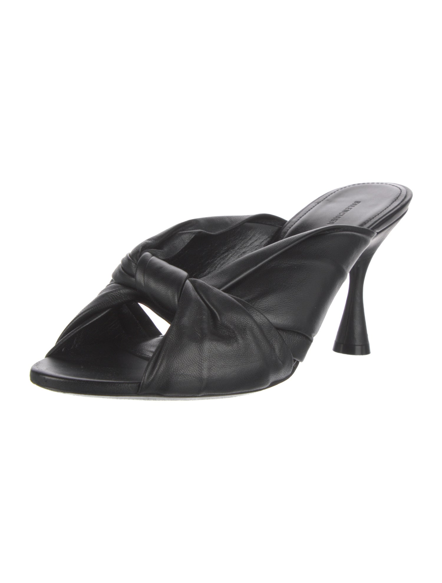 Balenciaga Leather Slides