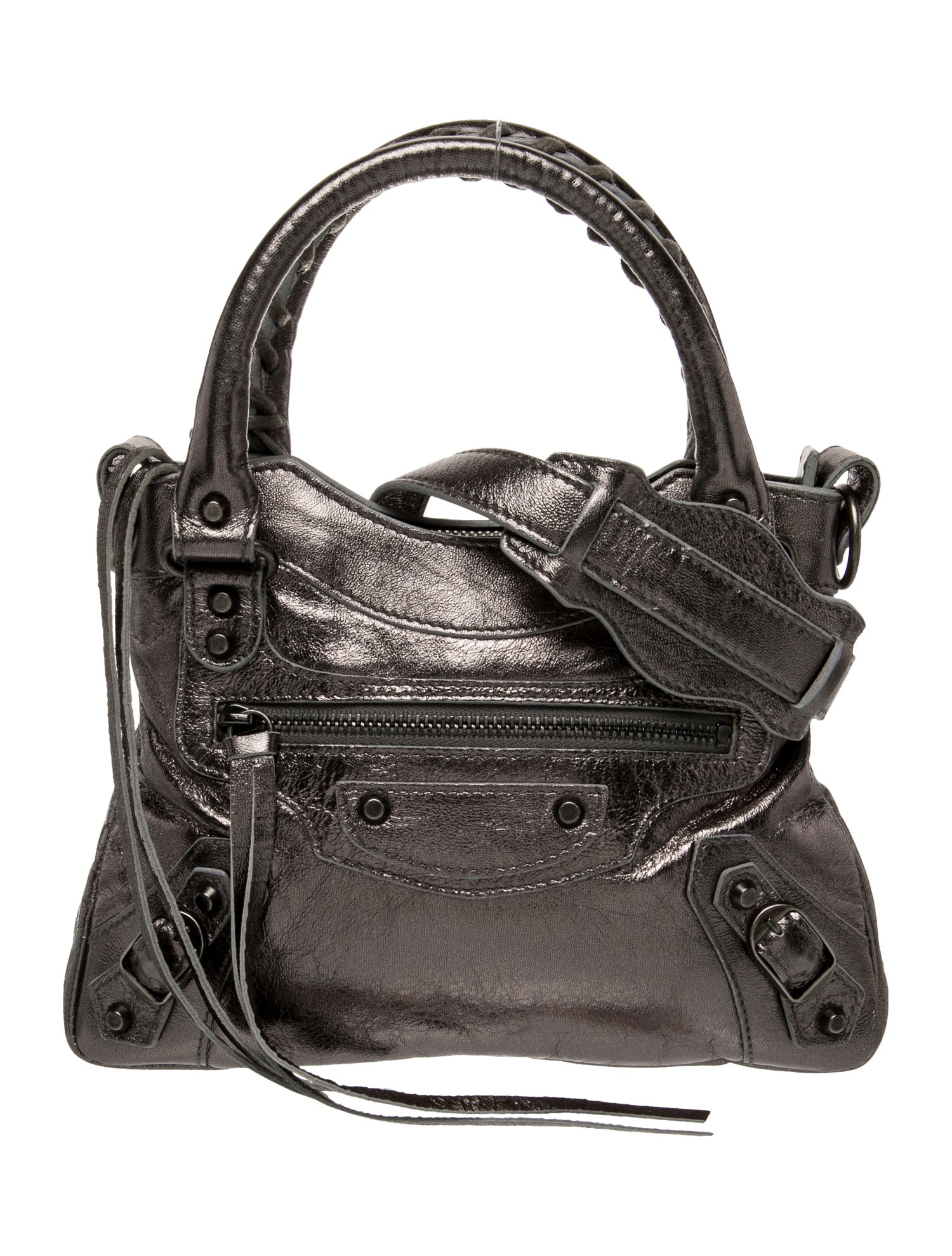 Balenciaga Leather Motocross Classic City Mini