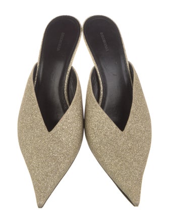 Balenciaga Glitter Glitter Accents Mules