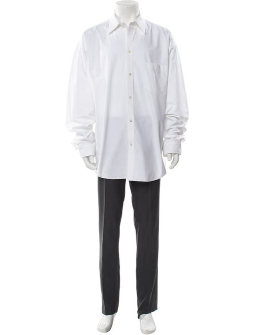 Balenciaga 2021 Oversize Long Sleeve Dress Shirt