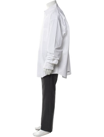 Balenciaga 2021 Oversize Long Sleeve Dress Shirt