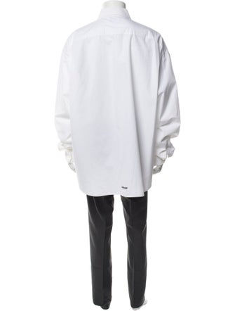 Balenciaga 2021 Oversize Long Sleeve Dress Shirt