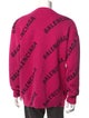 Balenciaga 2021 Logo Jacquard Pullover