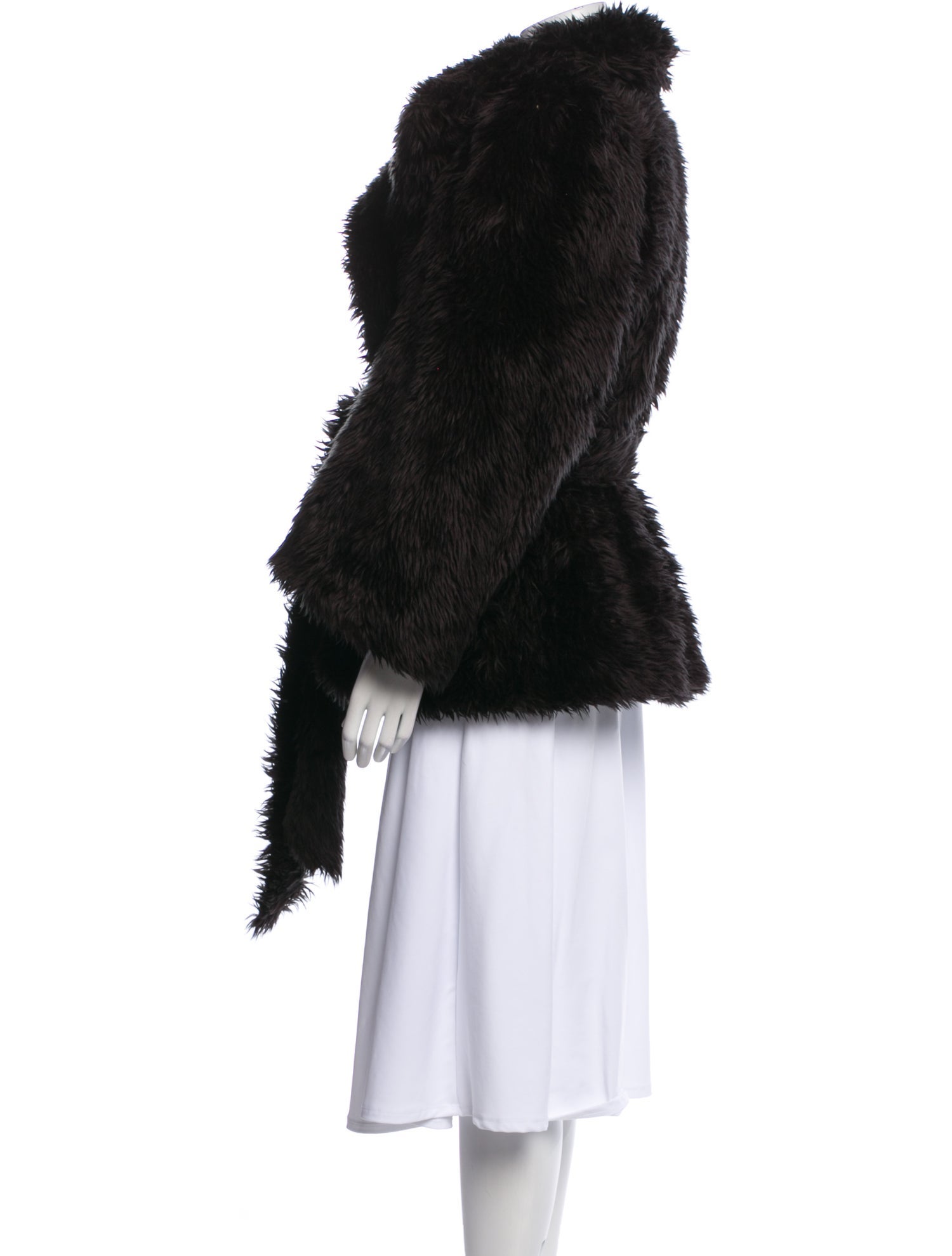 Balenciaga 2022 Faux Fur Faux Fur Coat