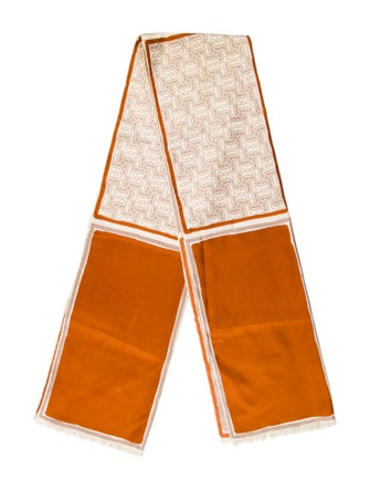 Balenciaga Silk Printed Scarf