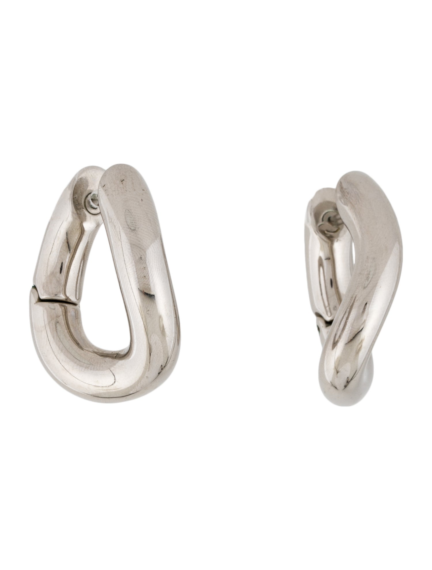 Balenciaga Loop Hoop Earrings