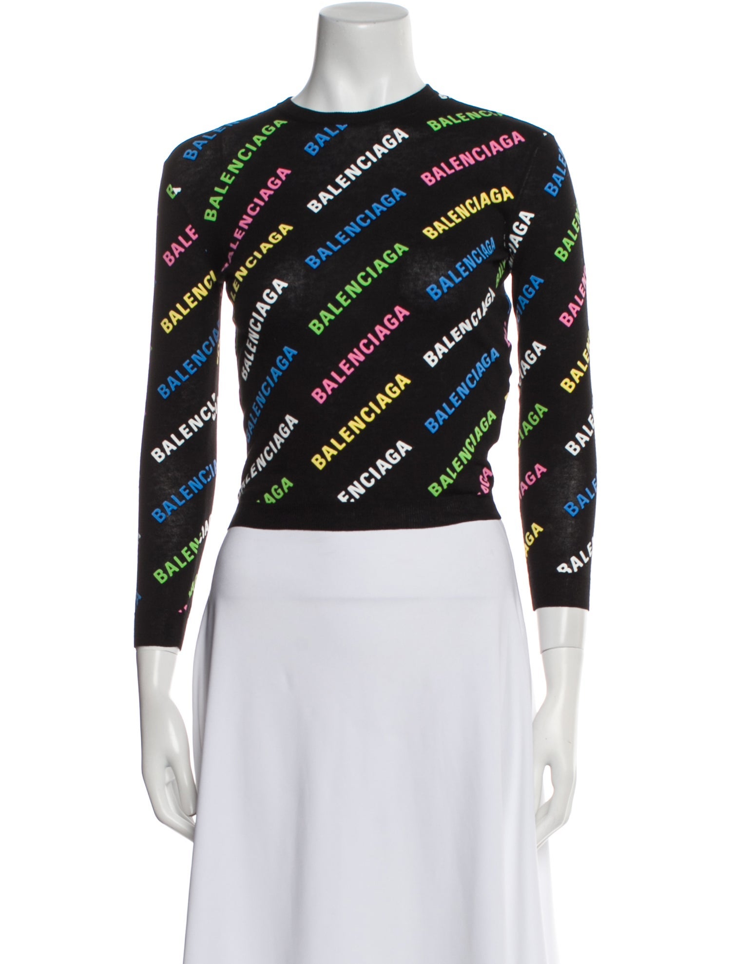 Balenciaga 2021 Printed Sweater