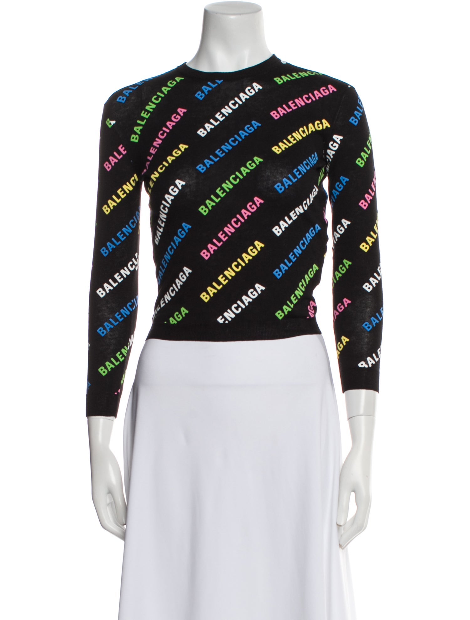 Balenciaga 2021 Printed Sweater