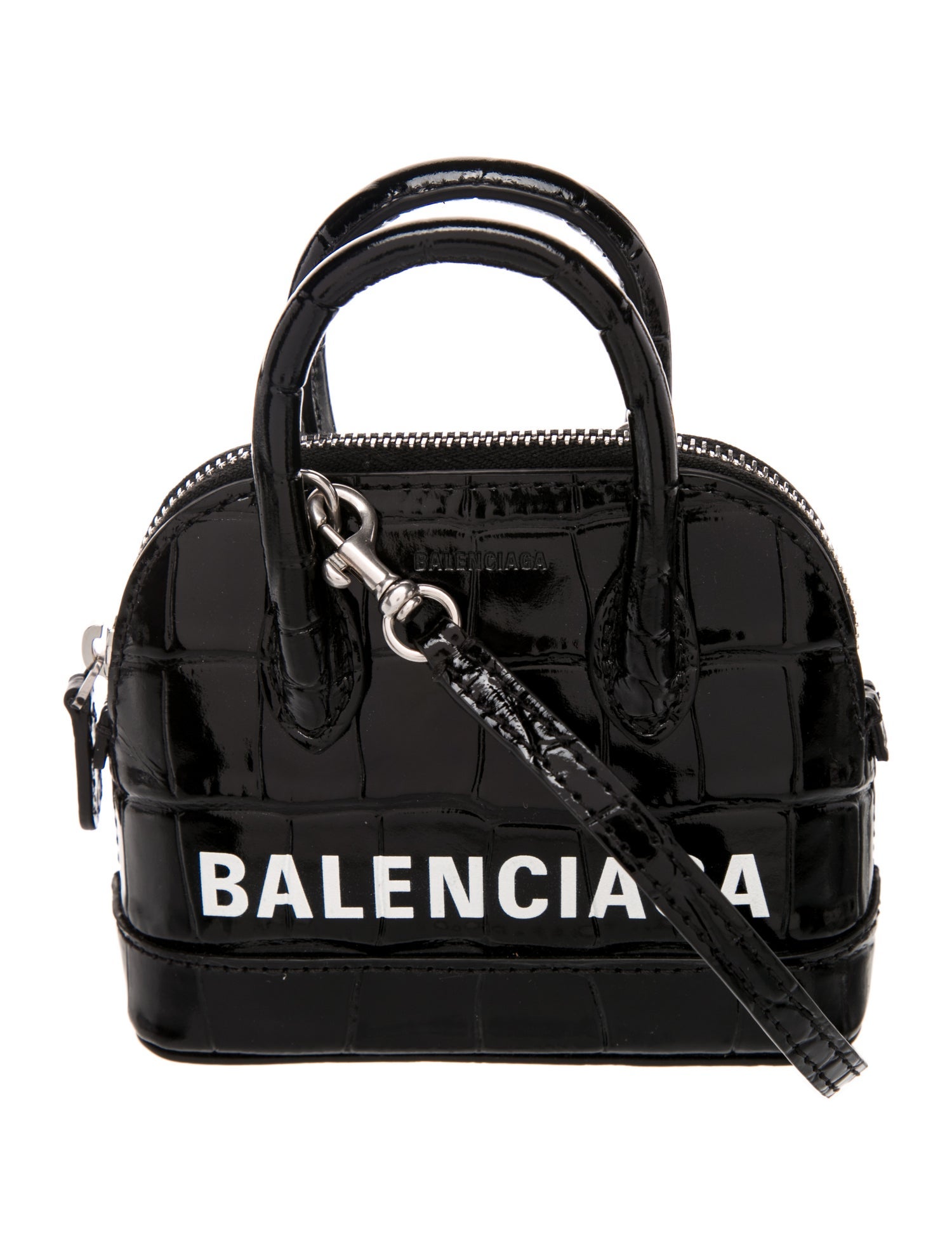 Balenciaga Embossed Leather Shoulder Bag Mini