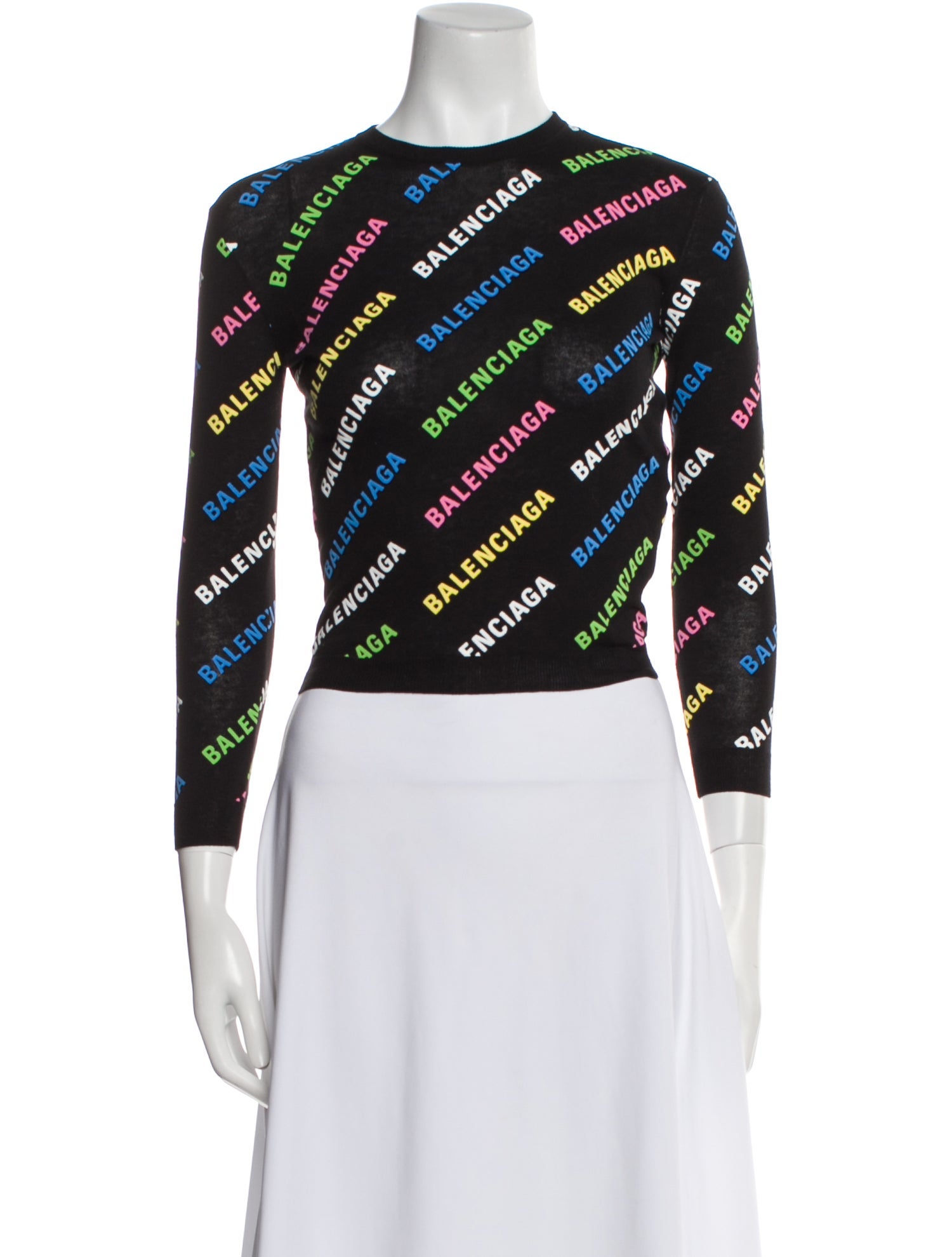 Balenciaga 2021 Printed Sweater