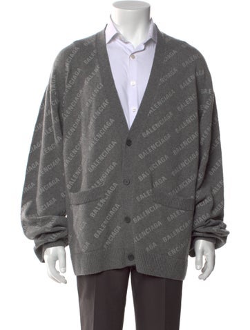 Balenciaga Sweaters 2022 'All Over' Cardigan L