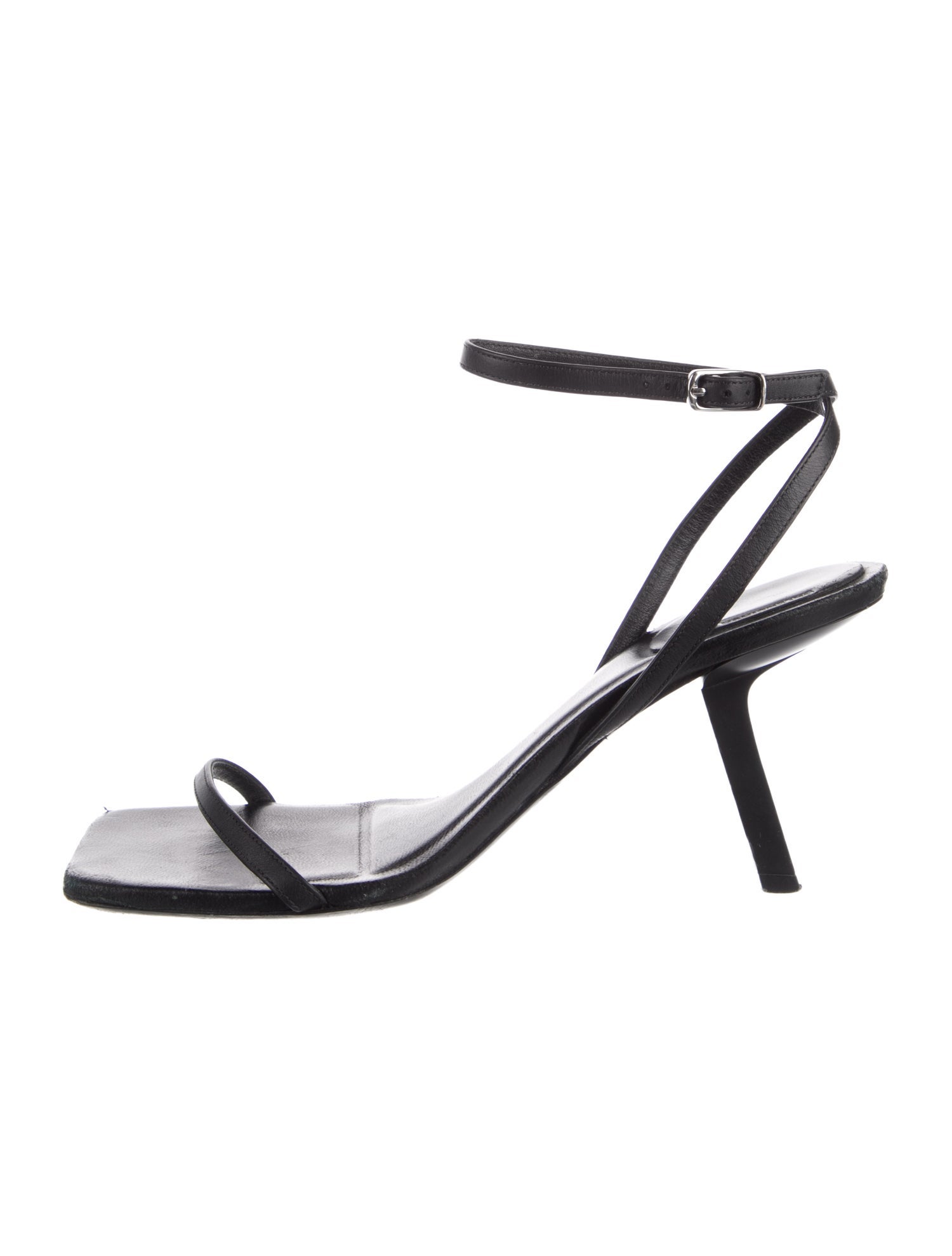 Balenciaga Void Leather Sandals