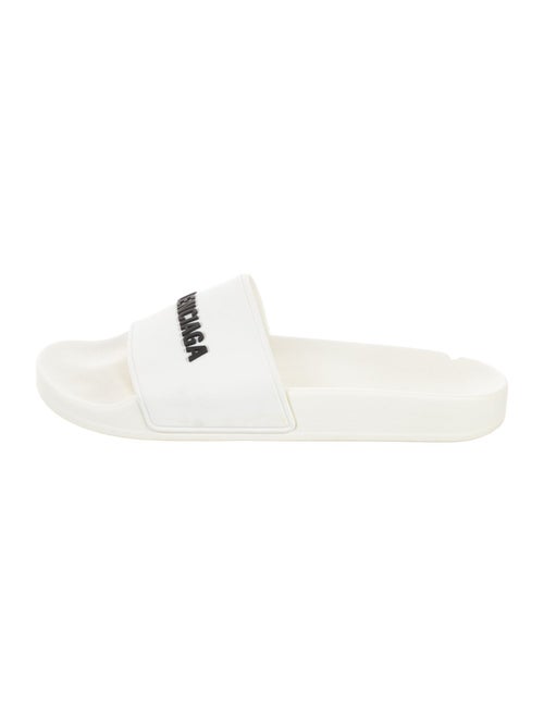 Balenciaga Rubber Graphic Print Slides
